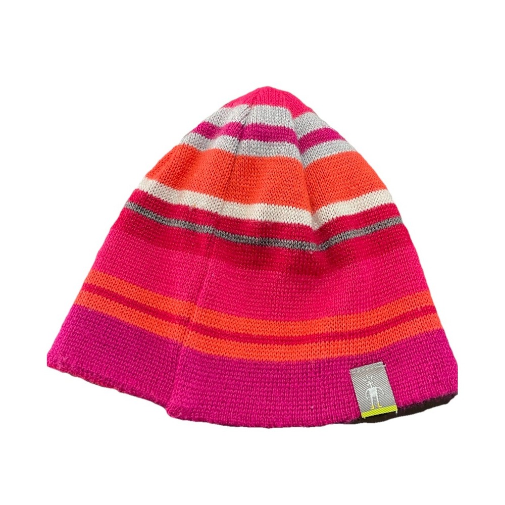 Smartwool Kid Bootie Toddler Baby Hat pink Punch EUC MSRP $26.00